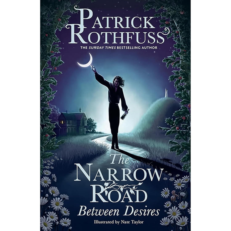 Set of four paperback fantasy books from The Kingkiller Chronicle series by Patrick Rothfuss, published by Gollancz Ltd.