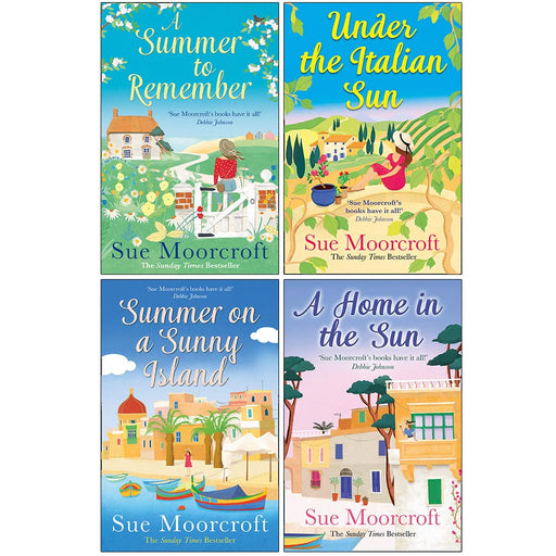 Sue Moorcroft Collection 4 Books Set (A Summer to Remember, Under the Italian Sun, Summer on a Sunny Island, A Home in the Sun) - The Book Bundle
