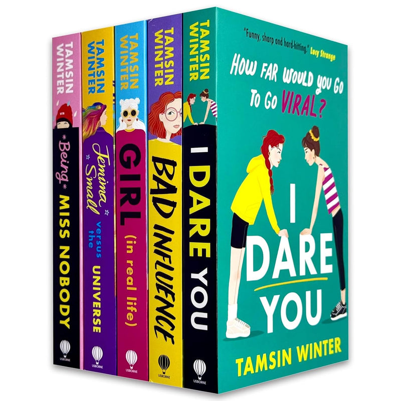 Tamsin Winter Collection 5 Books Set (I Dare You, Bad Influence, Girl (In Real Life), Jemima Small Versus the Universe & Being Miss Nobody)