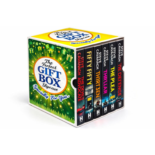 Eddie Flynn Series 6 Books Collection Set In Gift Slipcase By Steve Cavanagh (Thirteen, The Defence, The Plea, The Liar, Fifty-Fifty, The Devil's Advocate): 1-6 - The Book Bundle