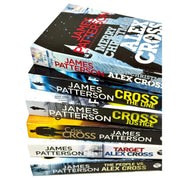 Six paperback Alex Cross series books by James Patterson in a collection set, featuring crime and thriller fiction titles.