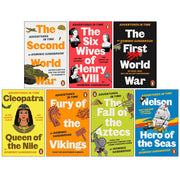 Adventures in Time Collection 7 Books Set By Dominic Sandbrook (The Second World War, Six Wives of Henry VIII & More) - The Book Bundle