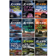 DCI Logan Crime Thrillers series 13-21 book set by JD Kirk, featuring suspenseful crime novels in a Canelo Crime Ltd collection.
