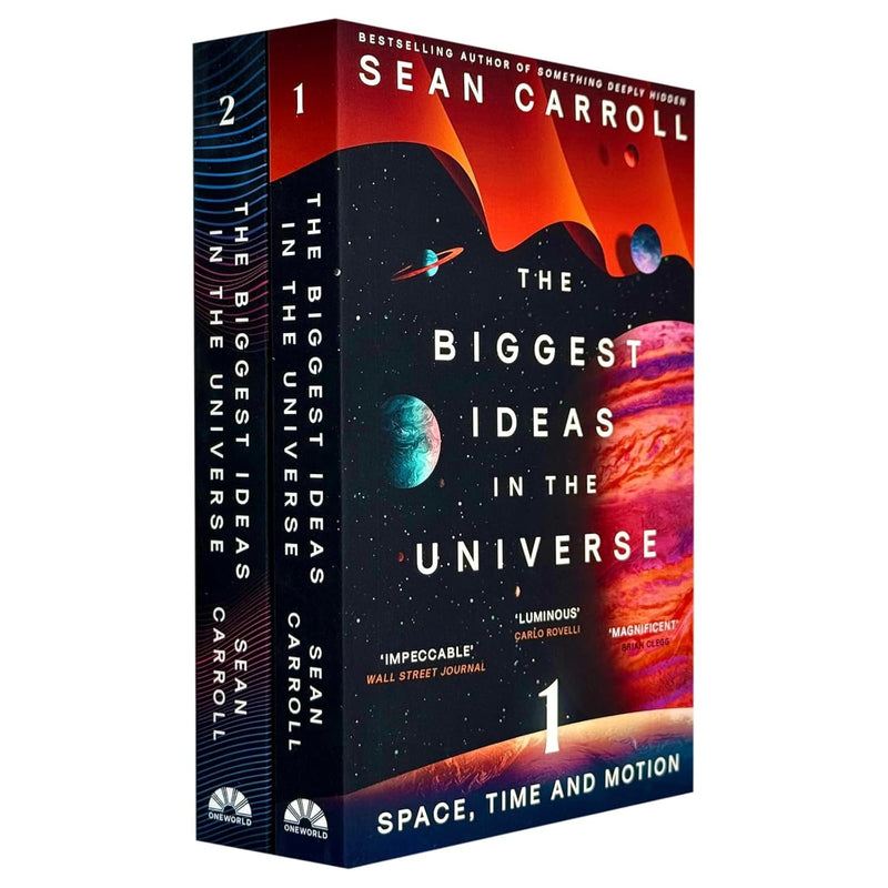 Sean Carroll The Biggest Ideas in the Universe Collection 2 Books Set (Space, Time and Motion & Quanta and Fields) - The Book Bundle
