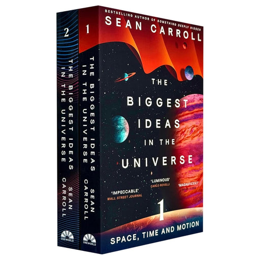 Sean Carroll The Biggest Ideas in the Universe Collection 2 Books Set (Space, Time and Motion & Quanta and Fields) - The Book Bundle