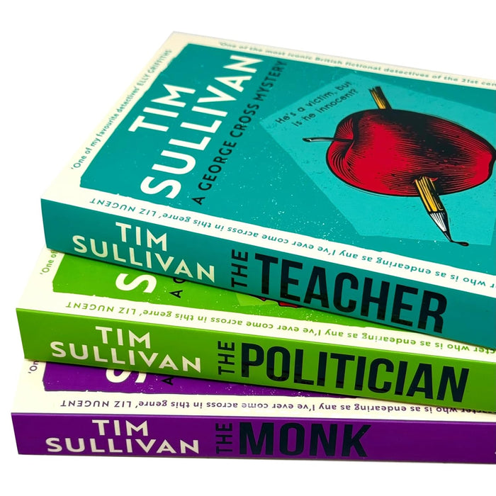 A DS Cross Thriller By Tim Sullivan 3 Books Collection Set (The Politician, The Monk and The Teacher) - The Book Bundle