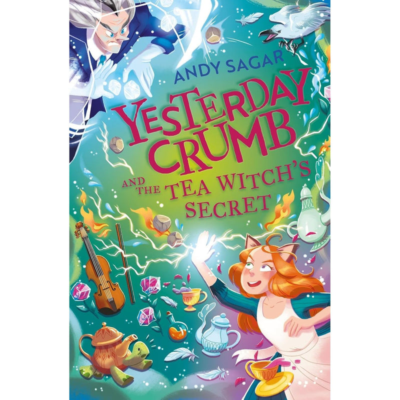 Yesterday Crumb Series 3 books collection set by Andy Sagar, paperback fiction for children, featuring colorful illustrated covers.