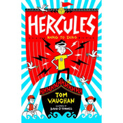 Hercules Series 4 books collection set by Tom Vaughan for ages 9-12, fiction paperbacks with colorful covers, Scholastic Ltd branding