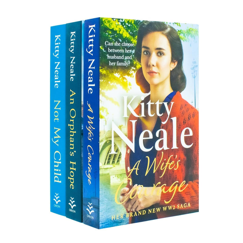 Kitty Neale 3 Books Collection Gift Slipcase Set ( Not My Child, An Orphan's Hope & A Wife's Courage) - The Book Bundle