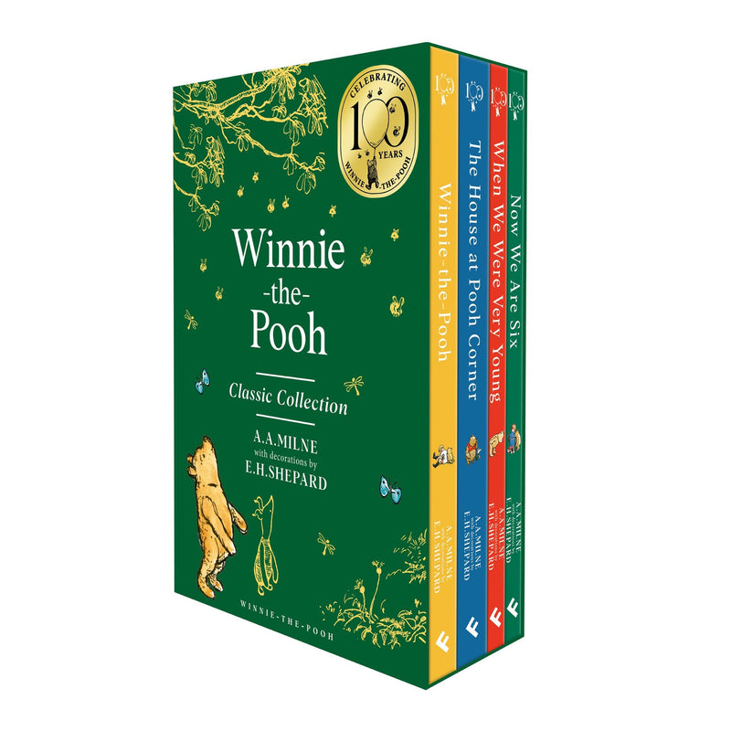 Winnie-the-Pooh Classic Editions 4 Books Collection Box Set by A. A. Milne - Fiction - Paperback