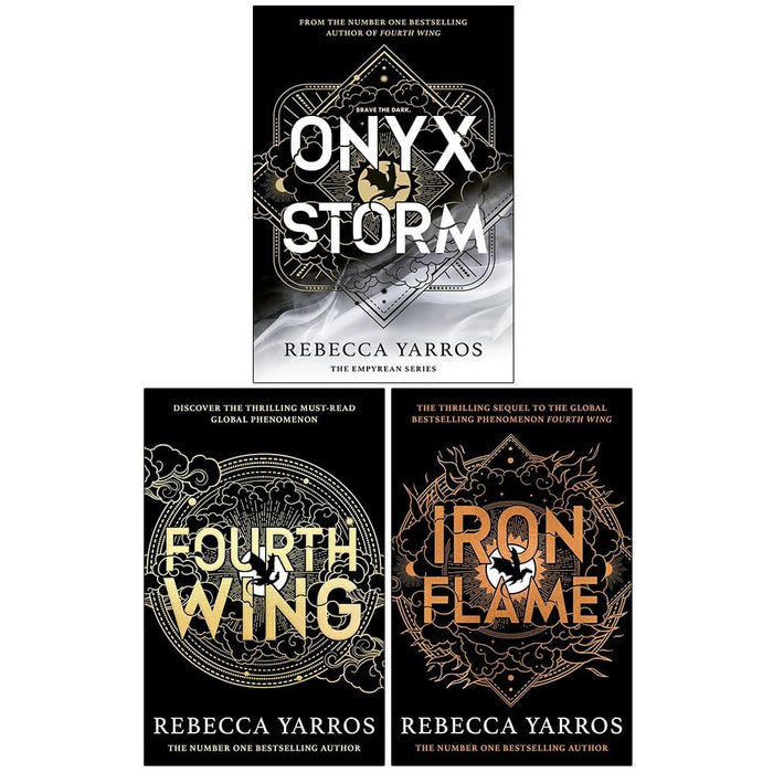 The Empyrean Series Collection 3 Books Set By Rebecca Yarros (Iron Flame and Onyx Storm(HB), Fourth Wing) - The Book Bundle