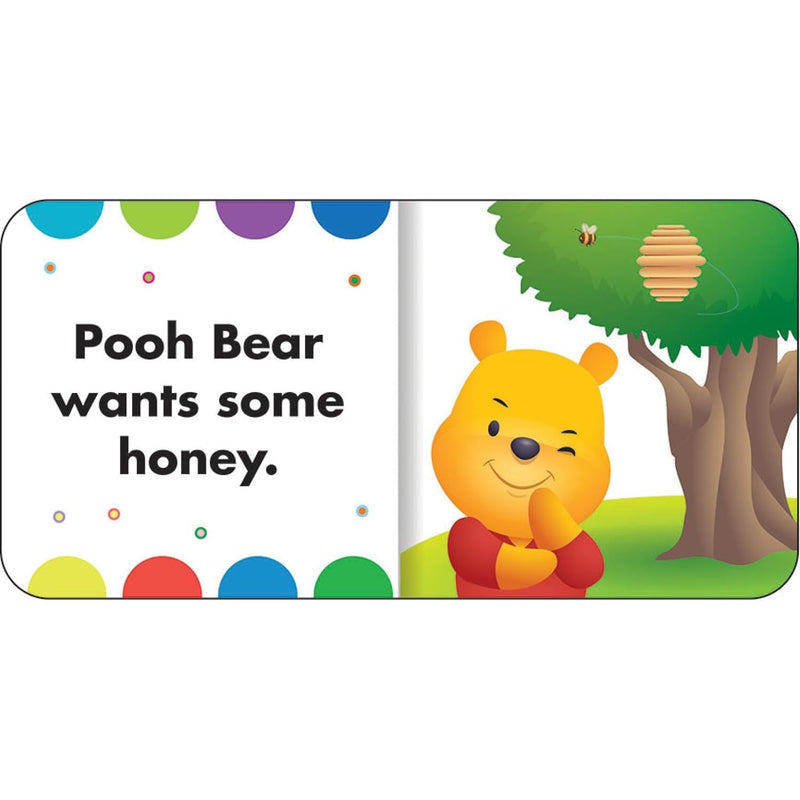 Disney Baby - Winnie the Pooh - My First Library Board Book Block 12-Book Set - Pi Kids