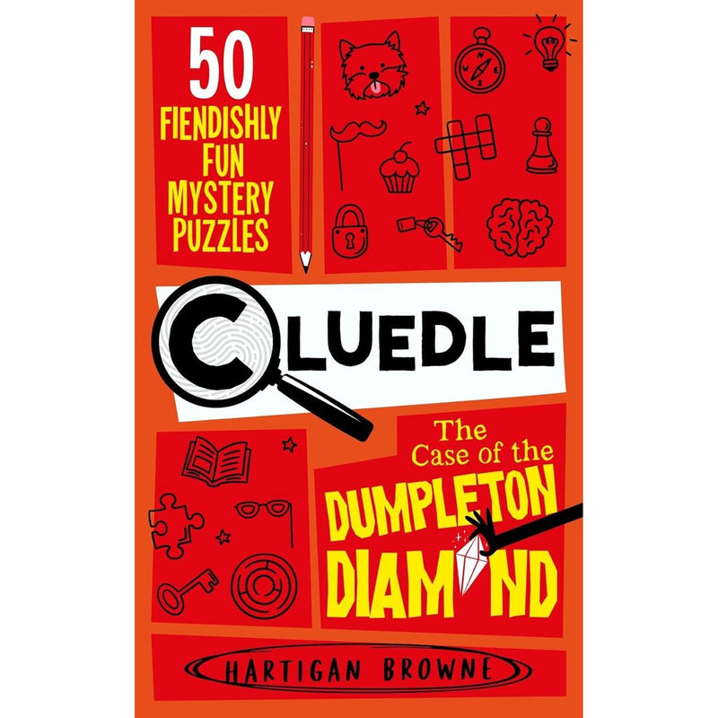 Cluedle Series 5 Books Collection Set by Hartigan Browne in paperback, featuring colorful cover art from Macmillan Children's Books.
