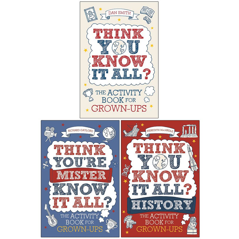 Think You Know It All? & Think You're Mister Know-It-All? 3 Books Collection Set - Non Fiction - Paperback
