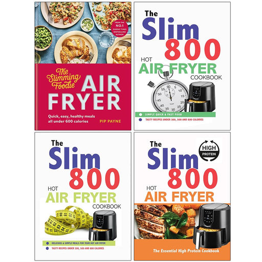 The Slimming Foodie, , The Slim 800, Hot Air Fryer, The Essential High 4 Books Set - The Book Bundle