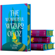 Cover of The Wonderful Wizard of Oz by L. Frank Baum, Wilco Classics Sprayed Edge Premium edition, featuring colorful illustrations.