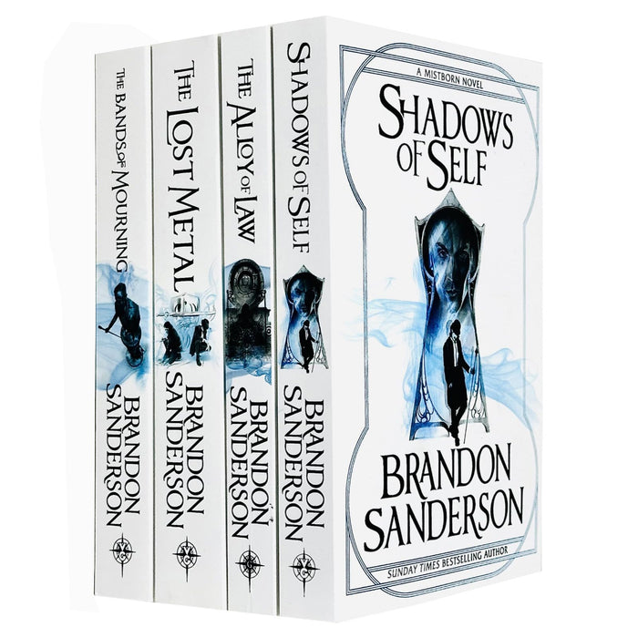 Mistborn Series 4 Books Collection Set (The Alloy of Law, Shadows of Self, The Bands of Mourning and The Lost Metal) - The Book Bundle