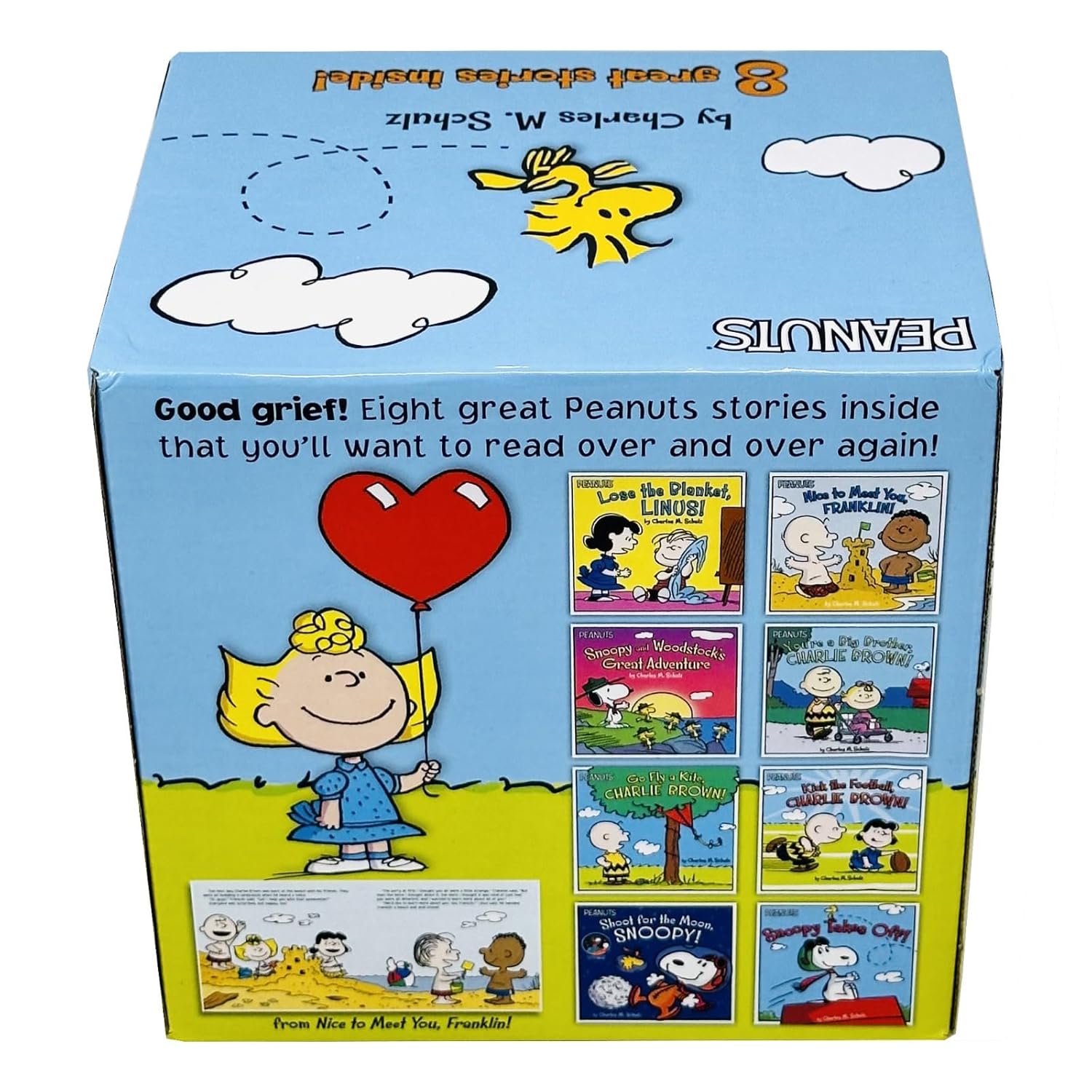 Peanuts Boxed Set: 8 Books Collection By Charles M Schulz (Lose