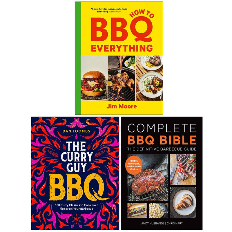 BBQ Books Collection Set - Non Fiction - 3 Books Including How to BBQ Everything and Complete BBQ Bible - The Book Bundle
