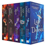 Lady of Darkness Series 5-book collection by Melissa K. Roehrich, featuring fantasy novels with dark and mystical themes.