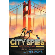Six-book City Spies series by James Ponti for middle grade readers, featuring colorful book covers in a collection set.