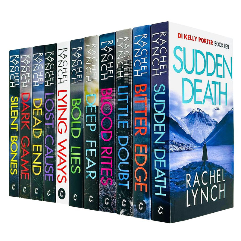 Rachel Lynch Detective Kelly Porter Collection of 11 books by Canelo Ltd, featuring crime and mystery stories in the series.