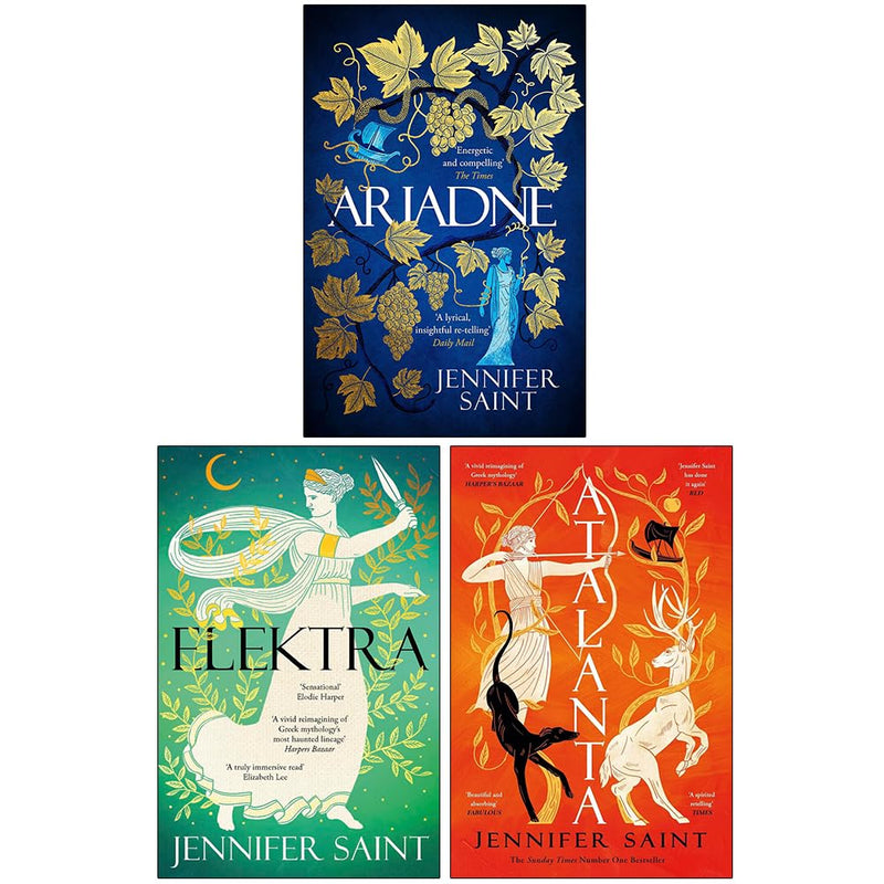 Jennifer Saint Collection 3 Books Set (Ariadne, Elektra and Atalanta) - The Book Bundle