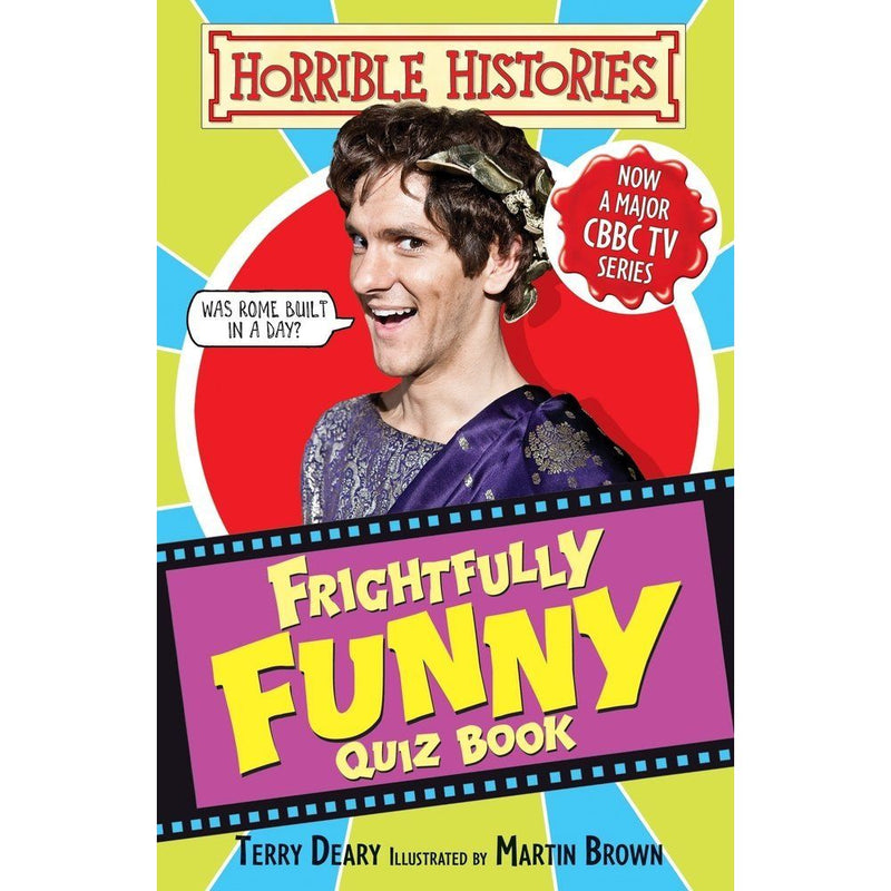 Horrible Histories Series 3 Books Collection Set By Terry Deary (Frighfully Funny Quiz Book) - The Book Bundle