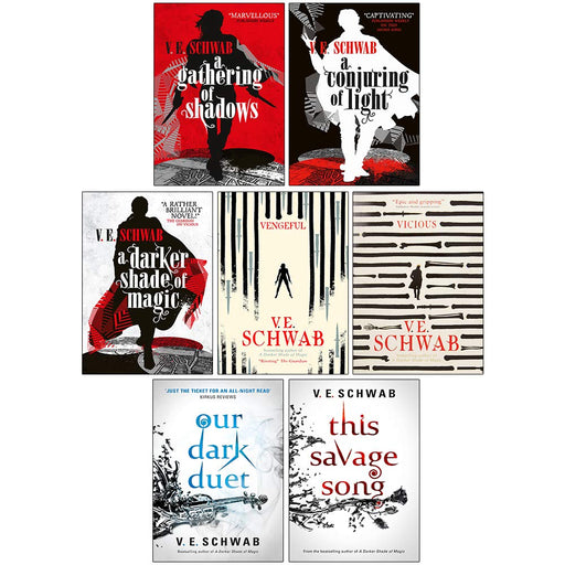 V. E. Schwab 7 Books Collection Set (A Darker Shade of Magic Series,Villains Series,Monsters of Verity Series) - The Book Bundle