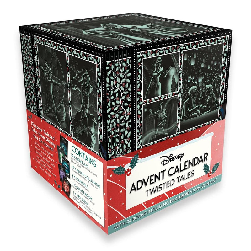 Walt Disney Twisted Tales Advent Calendar Collection Set in premium gift format, autumn-themed fiction box
