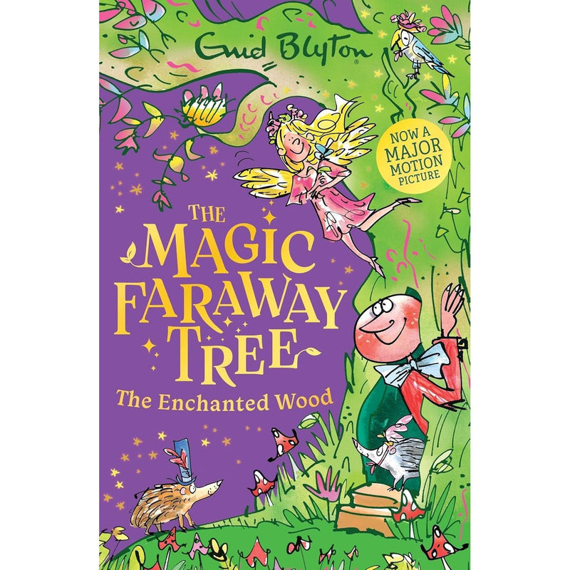 Six paperback Enid Blyton The Magic Faraway Tree collection set by Hodder Children's Books Ltd featuring colorful covers and illustrations.