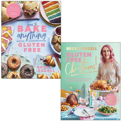 Becky Excell Collection 2 Books Set (How to Bake Anything Gluten Free & Gluten Free Christmas) - The Book Bundle