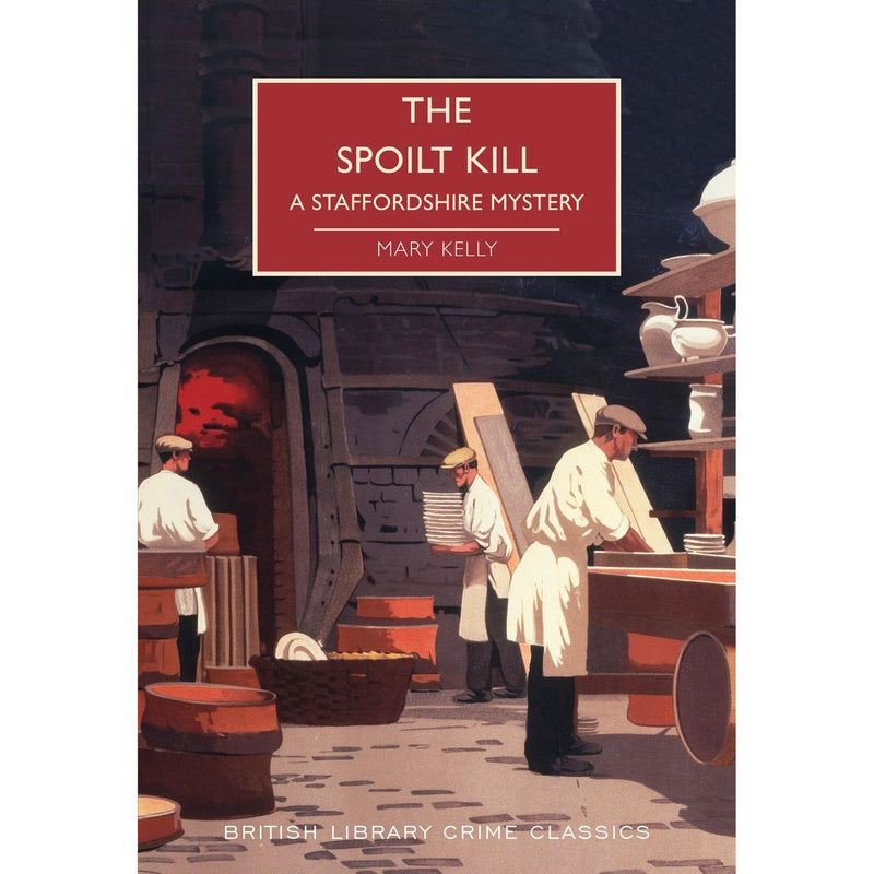 Set of five British Library Crime Classics paperbacks featuring works by Gil North, Mary Kelly, Julian Symons, and other authors.