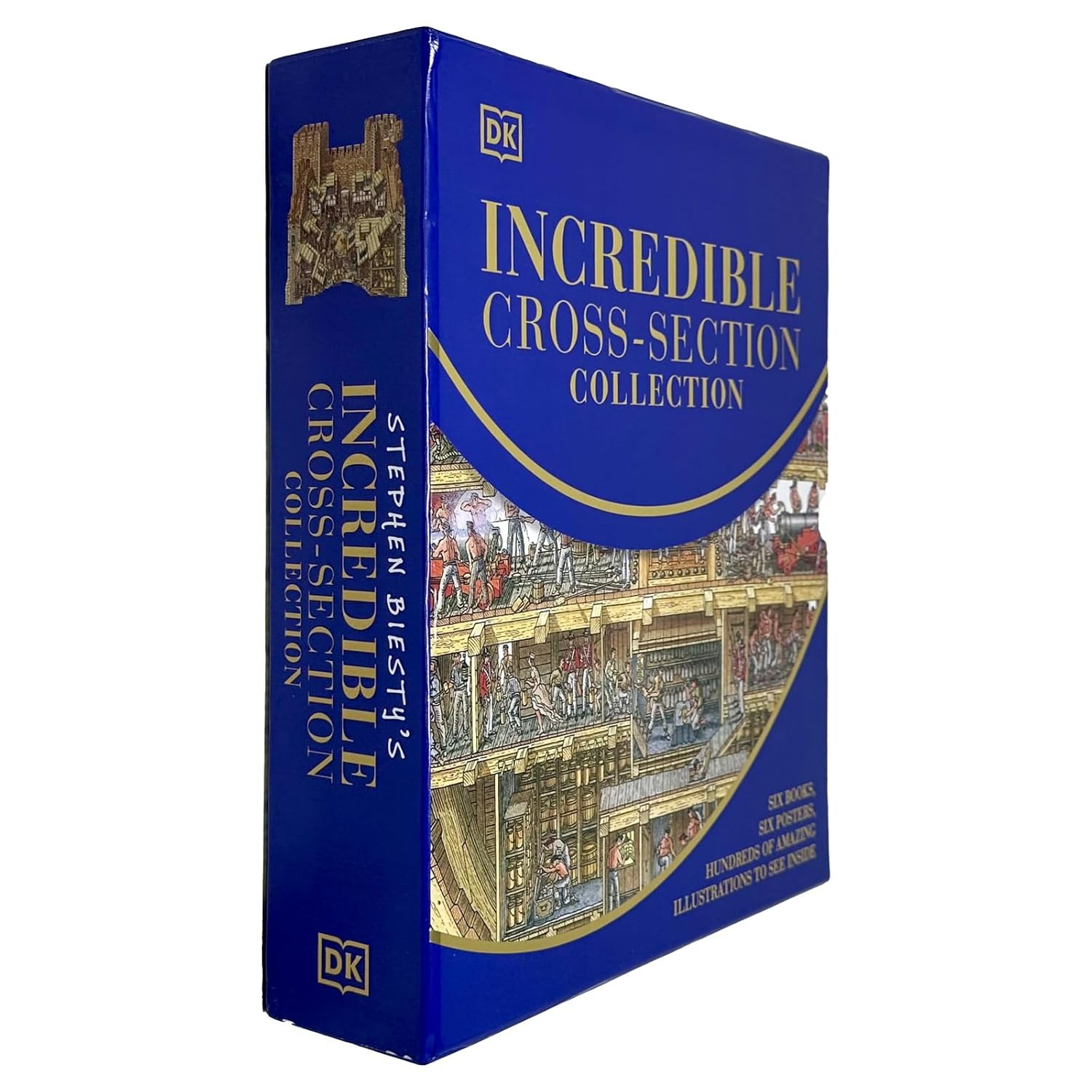 Incredible Cross-Sections | Stephen Biesty | 6 Book Box Set — The