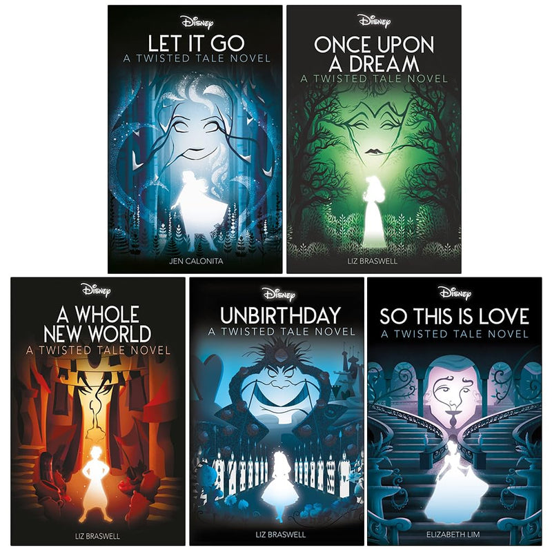 Disney's Twisted Tales 5 Books Collection Set By Jen Calonita, Liz Braswell & Elizabeth Lim - Young Adult - Paperback