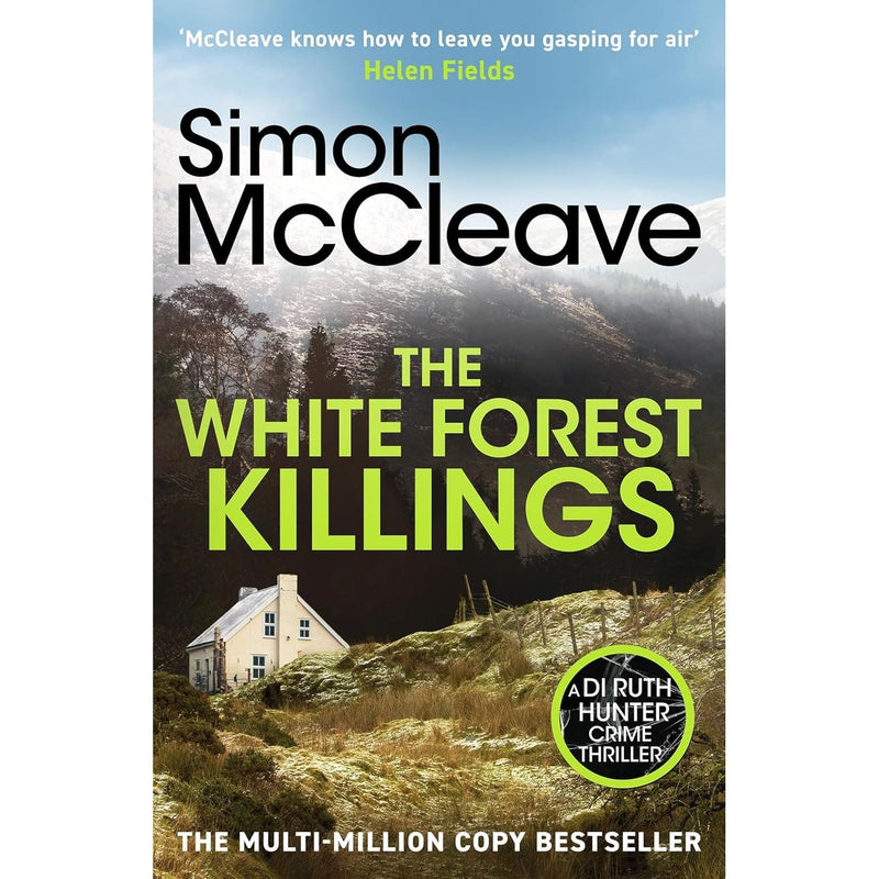 Set of four DI Ruth Hunter crime novels from Simon McCleave's Hunter Series, featuring book covers with dark, dramatic artwork.
