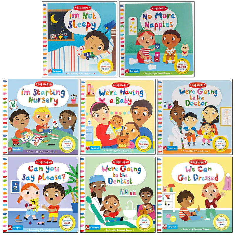 Campbell Big Steps Collection 1-8 Books Set By Campbell Books - The Book Bundle