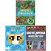 Minecraft Catch the Creeper and Other Mobs, Stampy Cat Stampy's Lovely Book and The Ultimate Unofficial Encyclopedia for Minecrafters 3 Books Collection Set - The Book Bundle
