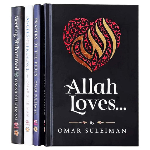 Omar Suleiman Collection 4 Books Set (Prayers of the Pious, Allah Loves, Angels in Your Presence & Meeting Muhammad) - The Book Bundle
