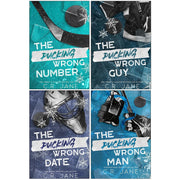 Set of four fiction paperback books from the Pucking Wrong Series by C. R. Jane, published by Hodder Paperbacks Ltd.
