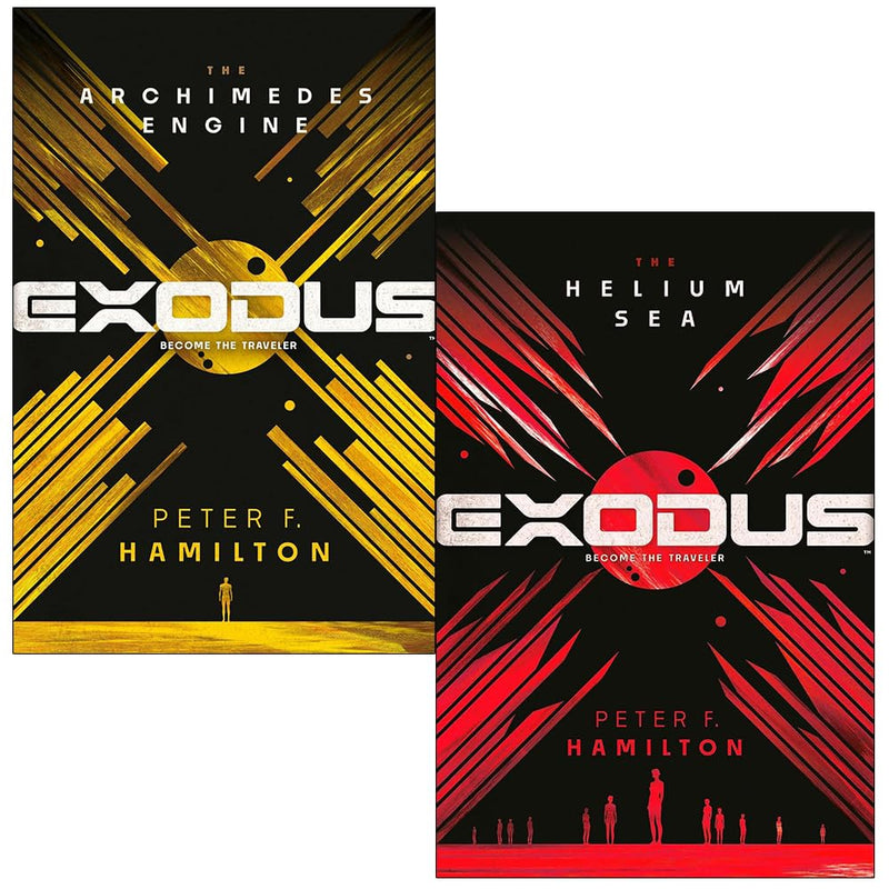 Exodus: The Archimedes Engine & The Helium Sea 2 Books Collection Set by Peter F. Hamilton - Fiction - Mixed Format