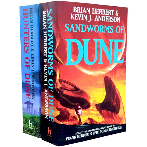 Dune Sequels 2 Books Collection Set (Hunters of Dune and Sandworms of Dune) - The Book Bundle