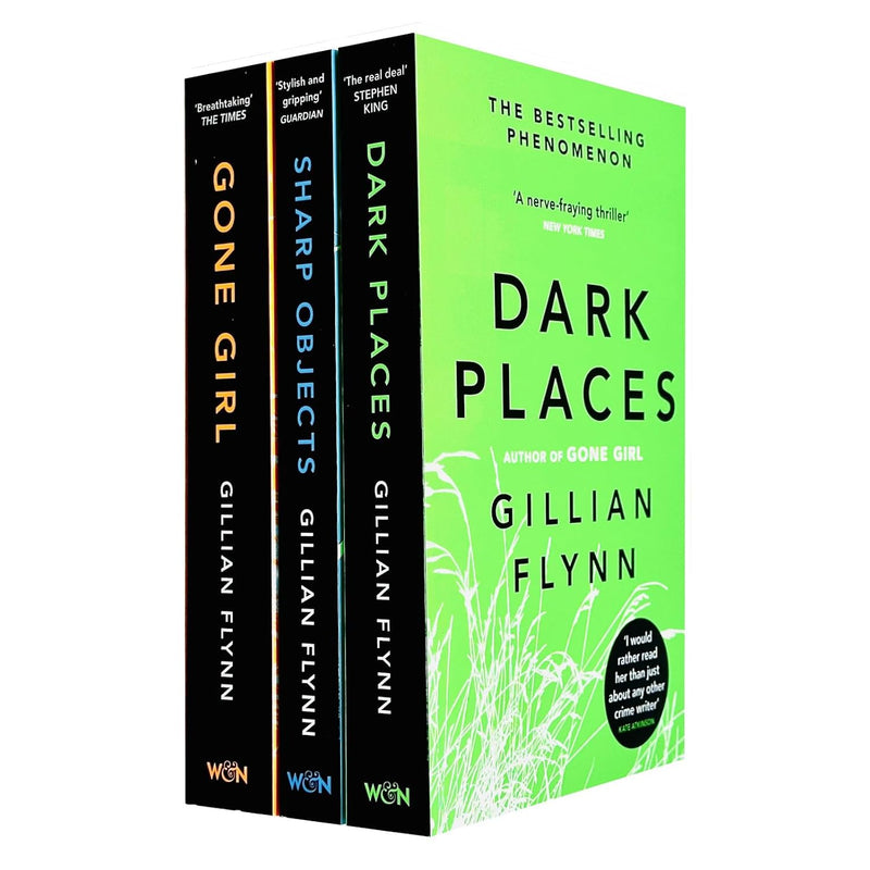 Gillian Flynn 3 Books Series Collection Set (Gone Girl, Sharp Objects & Dark Places) - The Book Bundle