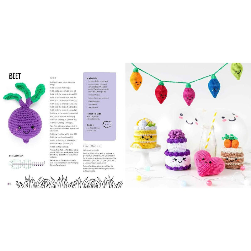 Kawaii Crochet: 40 super cute crochet patterns for adorable amigurumi by Melissa Bradley-Vatcher