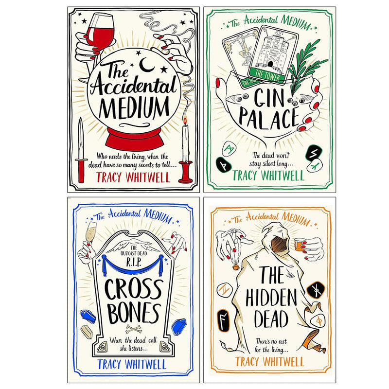 The Accidental Medium Series 4 Books Collection Set by Tracy Whitwell (The Accidental Medium, Gin Palace, Cross Bones, The Hidden Dead) - The Book Bundle