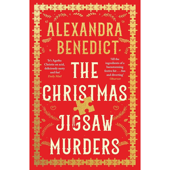 Alexandra Benedict 4 Books Collection Set (The Christmas Murder Game, Murder On The Christmas Express, The Christmas Jigsaw Murders & The Christmas Cracker Killer) - The Book Bundle