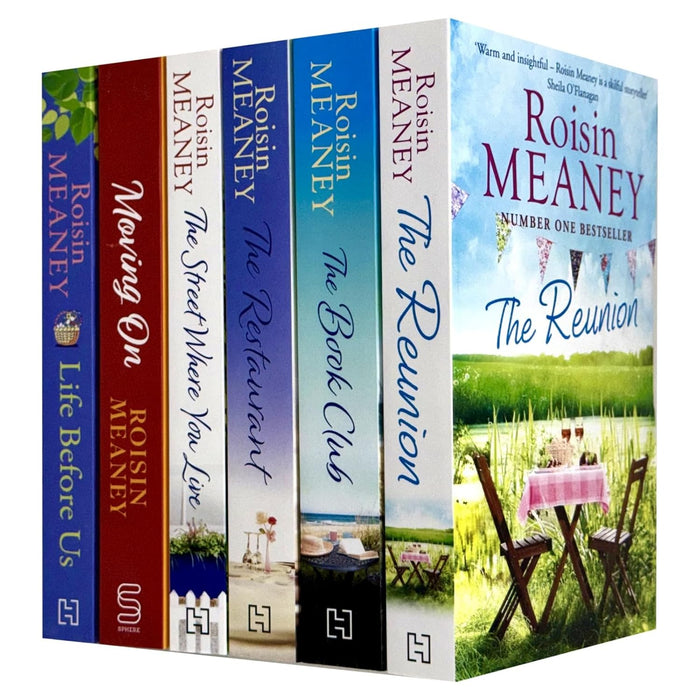 Roisin Meaney Collection 6 Books Set (Life Before Us, Moving On, The Restaurant, The Book Club, The Street Where You Live & The Reunion)