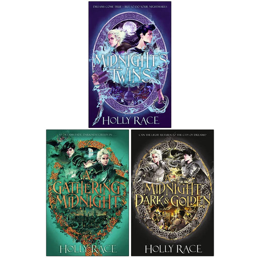 City of Nightmares Series 3 Books Collection Set By Holly Race (Midnight's Twins, A Gathering Midnight, A Midnight Dark and Golden) - The Book Bundle
