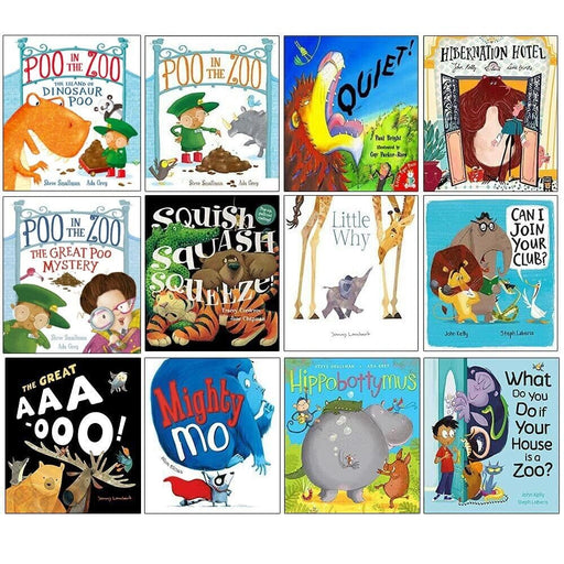 The Zoo Series Children Picture Stories 10 Books Collection Set (Pooh in the Zoo, The Great Poo Mystery) - The Book Bundle