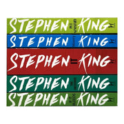 Stephen King Classic Collection box set with five Hodder paperback fiction books by Stephen King displayed together.